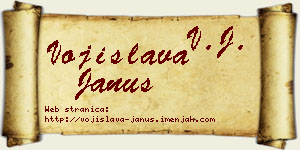 Vojislava Janus vizit kartica